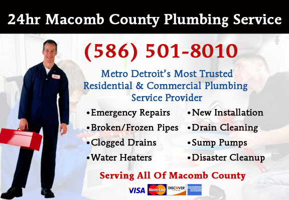 Macomb County Plumber Service